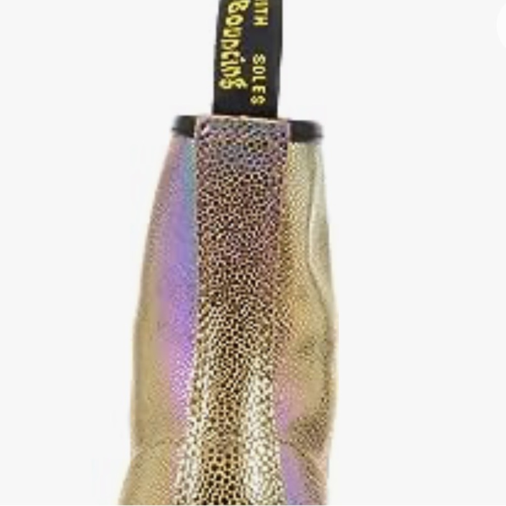 Dr. Martens 1460 Sand Rainbow Ray‎ Leather Lace Up Combat Boots Women’s 6 NEW - Picture 8 of 12